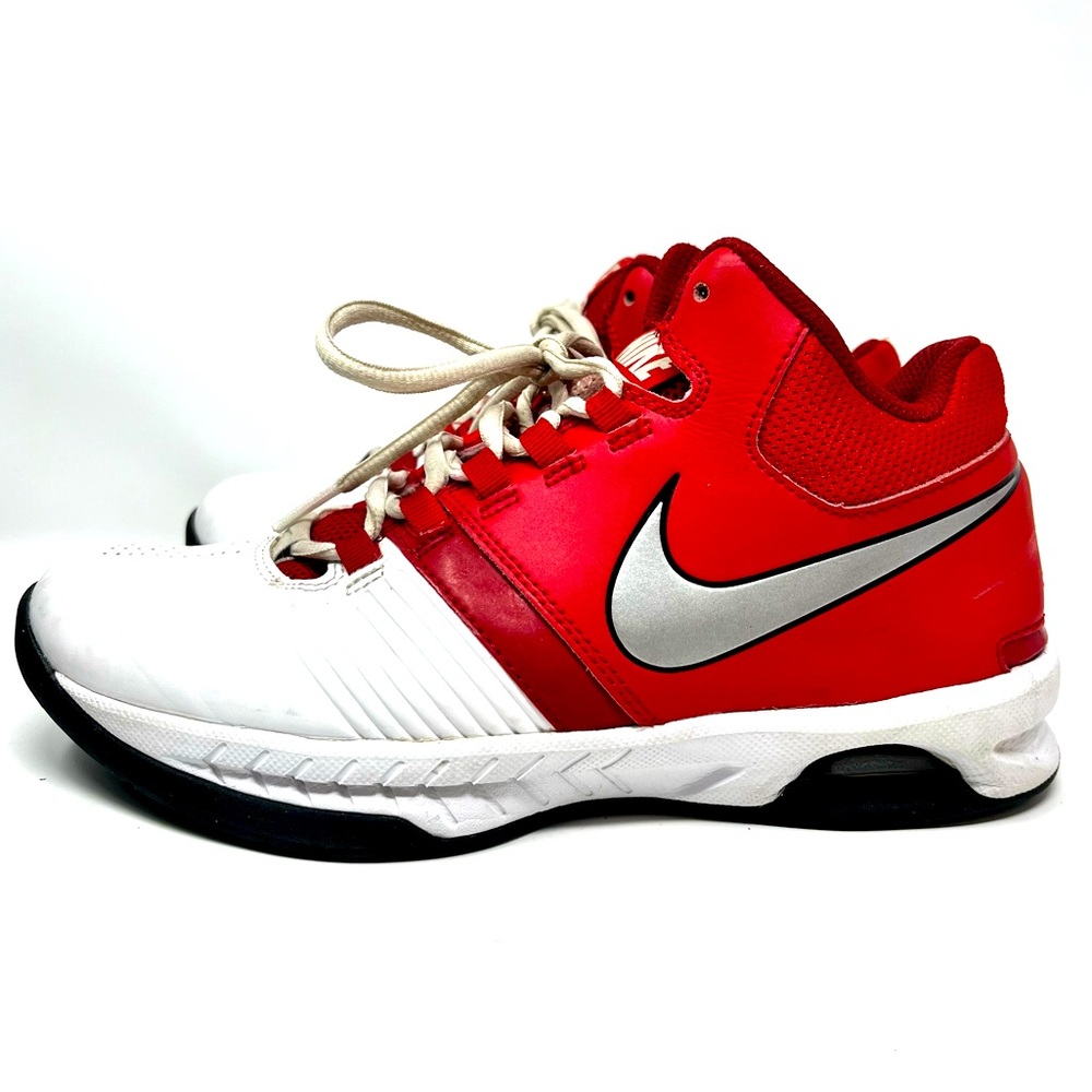 NIKE Women’s Air Visi Pro 5 Red/White Size 7 Basketball Shoes